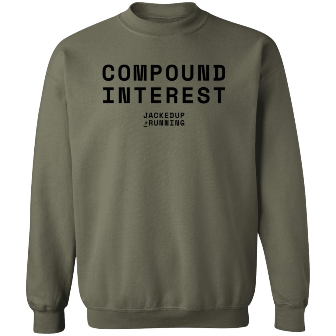 Crewneck Pullover Sweatshirt - COMPOUND INTEREST