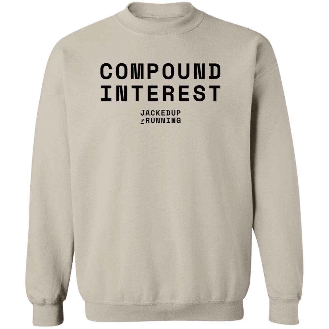 Crewneck Pullover Sweatshirt - COMPOUND INTEREST