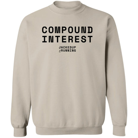 Crewneck Pullover Sweatshirt - COMPOUND INTEREST